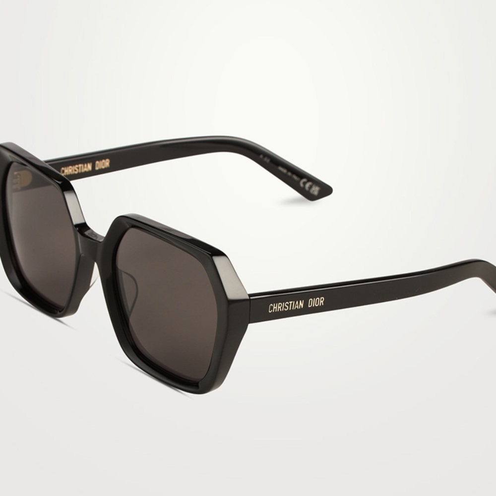 DIOR Midnight Geometric Square Sunglasses